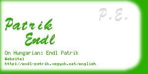 patrik endl business card